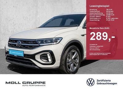 Usado VW T-Roc R-line 110 HP (80 kW) 2024 Cinzento SUV