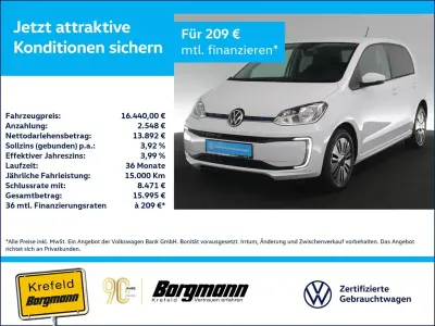 Gebraucht VW e-up! Style 61 kW (83 PS) 2022 Pure white Kleinwagen