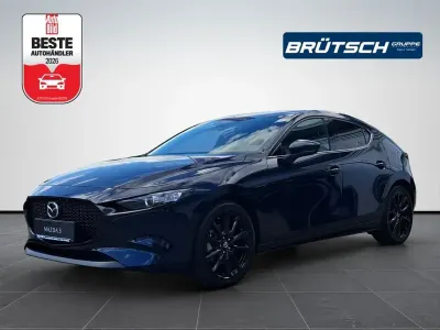 Neu Mazda 3 Homura-Line 140 PS (102 kW) 2026 Deep crystal blue metallic Limousine