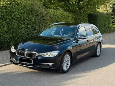 Gebraucht BMW 320 Luxury Line 184 PS (135 kW) 2013 Schwarz Kombi