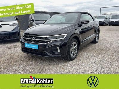 Gebraucht VW T-Roc Cabriolet R-line 150 PS (110 kW) 2024 Deep black perleffekt (metallic) Cabrio