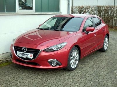 Rubinrot Gebraucht 2016 Mazda 3 Sports-Line Limousine | 14.490 € (Etwas zu teuer)