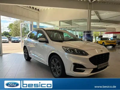 Gebraucht Ford Kuga ST-Line 190 PS (139 kW) 2023 Arktisweiß metallic (weiss) SUV