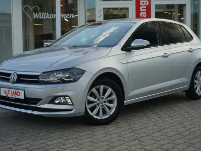 Gebraucht VW Polo Highline 95 PS (69 kW) 2018 Silber Kleinwagen