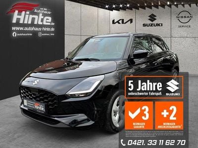 Neu Suzuki Swift Comfort 83 PS (61 kW) 2025 Schwarz Kleinwagen