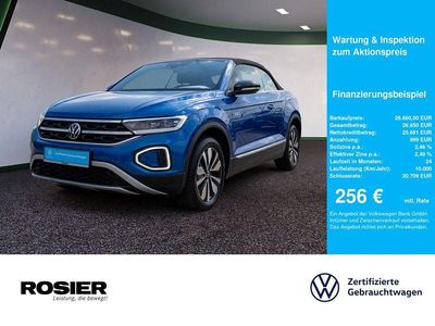 Begagnad VW T-Roc Cabriolet Goal 116 HK (85 kW) 2025 Blå Cab