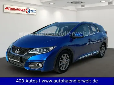 Käytetty Honda Civic Comfort 141 HP (103 kW) 2017 Sininen Farmari