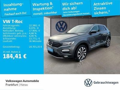 Gebraucht VW T-Roc Active 150 PS (110 kW) 2021 Indiumgrau metallic SUV