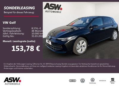 Grenadillschwarz metallic Neu 2025 VW Golf VIII Life Limousine | 42.870 € (Teuer)