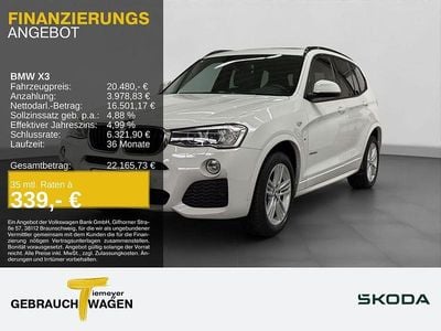Alpinweiss iii Gebraucht 2017 BMW X3 M Sport SUV | 20.480 € (Superpreis)