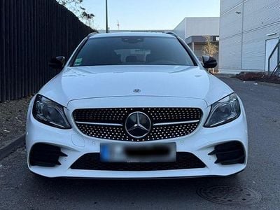 Usata Mercedes C300e 306 CV (225 kW) 2020 Bianco Station wagon