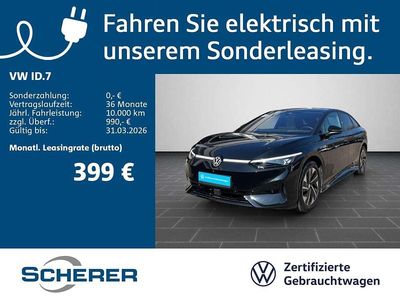 Gebraucht VW ID.7 Pro 210 kW (286 PS) 2025 Grenadillschwarz metallic (metallic) Limousine