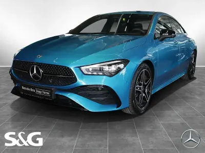 Second-hand Mercedes CLA200 150 CP (110 kW) 2025 Albastru Coupe