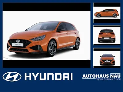 Neu Hyundai i30 N Line 140 PS (102 kW) 2026 Jupiter orange / met Limousine