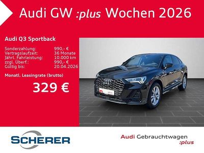 Gebraucht Audi Q3 Sportback Ambiente 150 PS (110 kW) 2025 Mythosschwarz metallic (metallic) SUV