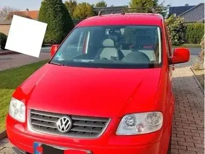 Gebraucht VW Caddy 80 PS (58 kW) 2008 Rot Van / Kleinbus