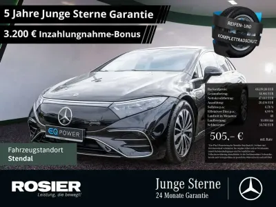 Gebraucht Mercedes EQS450+ Premium Plus 264 kW (360 PS) 2024 Obsidianschwarz Limousine