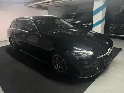 Gebraucht Mercedes C220 AMG line 200 PS (147 kW) 2022 Schwarz Kombi