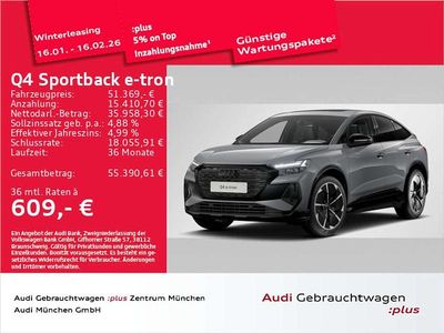 Kieselgrau Gebraucht 2025 Audi Q4 e-tron S-Line SUV | 51.369 € (Etwas zu teuer)