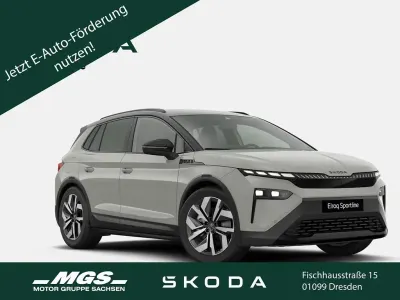 Neu Skoda Elroq SportLine 210 kW (286 PS) 2026 Timano grün SUV