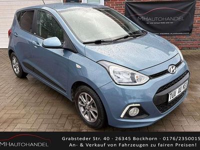 Gebraucht Hyundai i10 Passion 67 PS (49 kW) 2016 Aqua sparkling / met Kleinwagen
