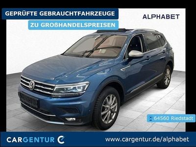 Gebraucht VW Tiguan Allspace Highline 200 PS (147 kW) 2020 Blau SUV