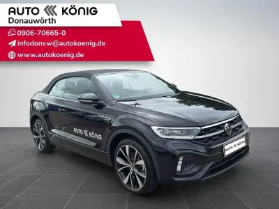 Gebraucht VW T-Roc Cabriolet R-line 150 PS (110 kW) 2024 Schwarz Cabrio