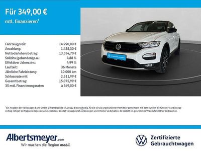 Gebraucht VW T-Roc Style 116 PS (85 kW) 2018 Weiß SUV