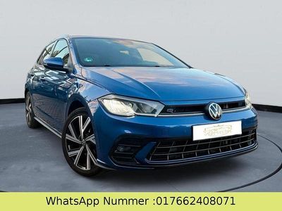 Usata VW Polo R-line 110 CV (80 kW) 2021 Blu Utilitaria