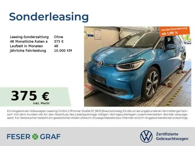 Brugt VW ID.3 Pro 150 kW (204 HK) 2023 Blå Hatchback