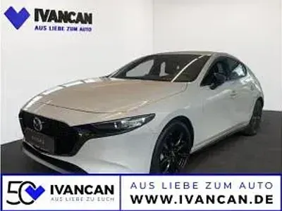 Neu Mazda 3 Homura-Line 140 PS (102 kW) 2025 Weiß (ceramic) Limousine