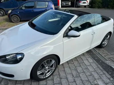 Brugt VW Golf Cabriolet 160 HK (117 kW) 2012 Hvid Cabriolet