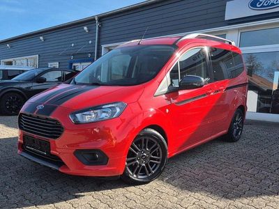Gebraucht Ford Tourneo Courier Sport 101 PS (74 kW) 2019 Rot Van / Kleinbus