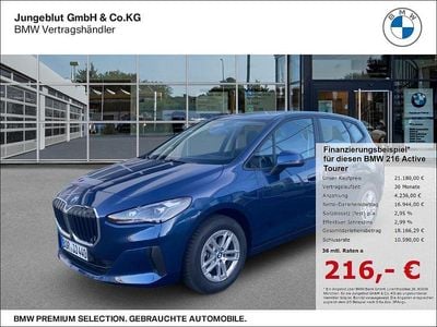 Occasion BMW 216 Active Tourer Efficient Dynamics 122 PK (89 kW) 2023 Blauw MPV