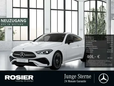 Gebraucht Mercedes CLE300 Premium Plus 204 PS (150 kW) 2025 Weiss / polarweiß Coupé