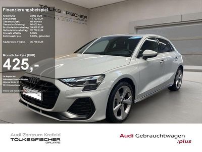 Gebraucht Audi A3 S-Line 116 PS (85 kW) 2024 Gletscherweiss (metallic) Limousine