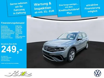 Gebraucht VW Tiguan Allspace Elegance 245 PS (180 kW) 2023 Silber SUV