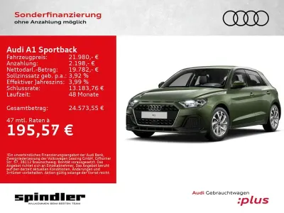 Gebraucht Audi A1 Sportback Advanced Plus 116 PS (85 kW) 2025 Distriktgrün metallic Kleinwagen