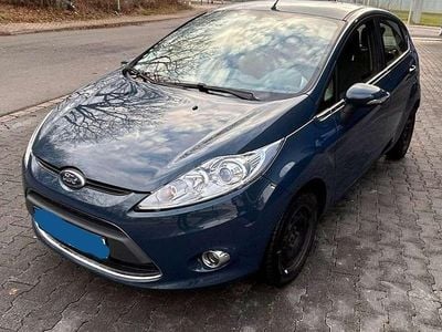 Gebraucht Ford Fiesta Trend 60 PS (44 kW) 2009 Blau Limousine