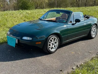 Gebraucht Mazda MX5 Edition 115 PS (84 kW) 1996 Grün Cabrio