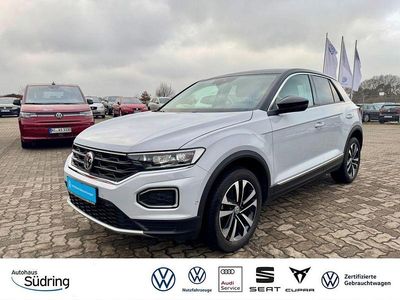 White silver metallic/schwarz Gebraucht 2019 VW T-Roc IQ Drive SUV | 18.989 € (Fairer Preis)