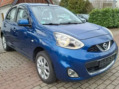 Occasion Nissan Micra Visia 80 PK (58 kW) 2017 Blauw Hatchback