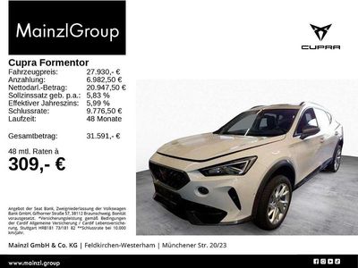 Weiß Gebraucht 2023 Cupra Formentor SUV | 27.930 € (Fairer Preis)