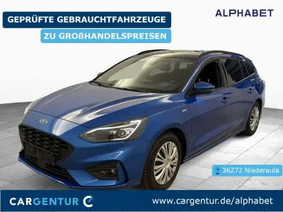 Gebraucht Ford Focus ST-Line X 125 PS (91 kW) 2021 Blau Kombi