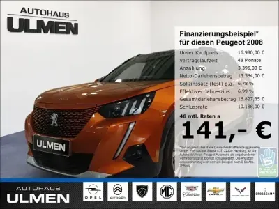 Gebraucht Peugeot e-2008 GT 100 kW (136 PS) 2022 Orange SUV