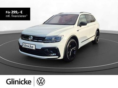 Pure white Gebraucht 2021 VW Tiguan Allspace R-line SUV | 28.680 € (Etwas zu teuer)