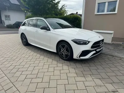 Gebraucht Mercedes C300e AMG 313 PS (230 kW) 2023 Weiß Limousine