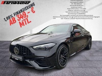 Obsidianschwarz Gebraucht 2024 Mercedes CLE53 AMG Premium Plus Coupé | 75.590 € (Superpreis)