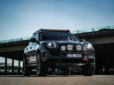Gebraucht Porsche Cayenne Turbo 450 PS (330 kW) 2004 Schwarz SUV