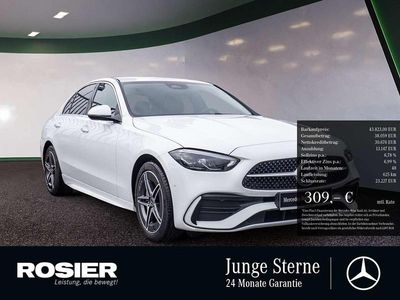 Gebraucht Mercedes C300e AMG 204 PS (150 kW) 2025 Weiss / polarweiß Limousine